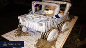 How to Make a Jeep Diaper Cake