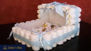 How to Make a Bassinet Diaper Cake