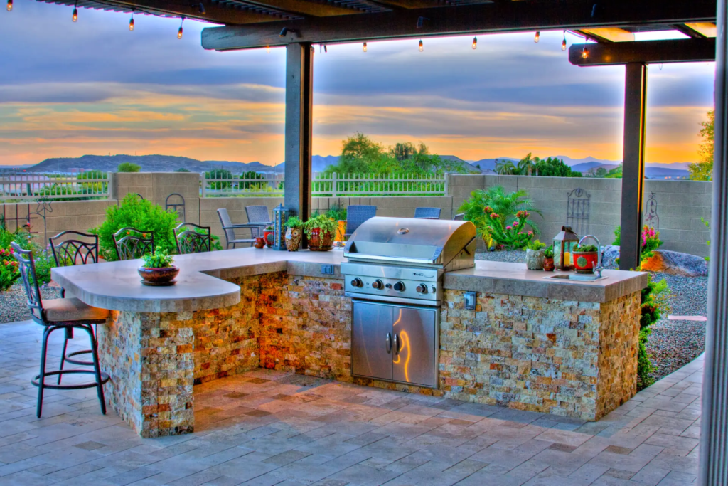 Outdoor-kitchen